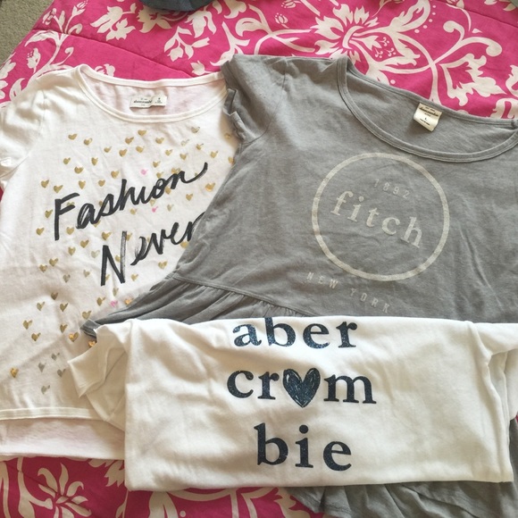 💘 Abercrombie 3 shirt bundle💘
