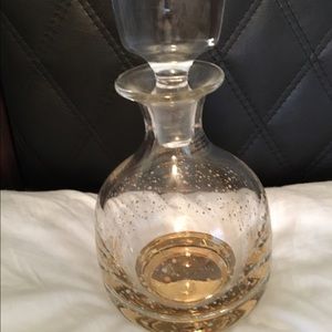 Anthropologie 24 karat gold apothecary Jar.