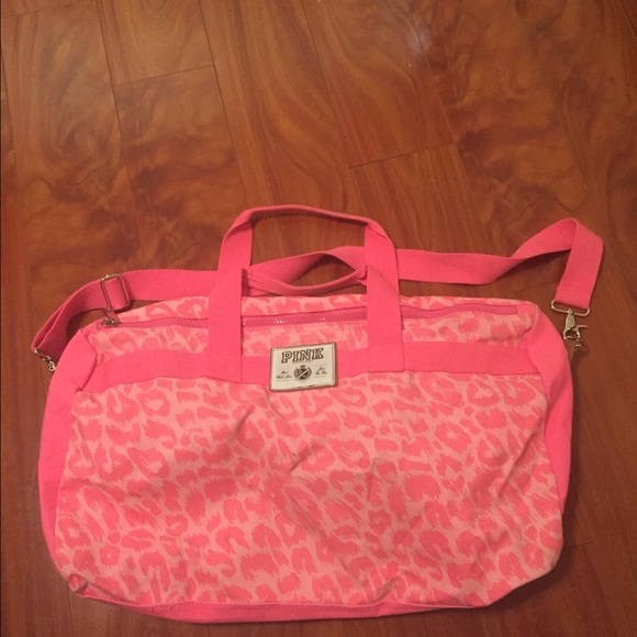 Pink duffle