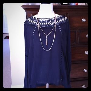 Never worn! Perfect BoHo blouse