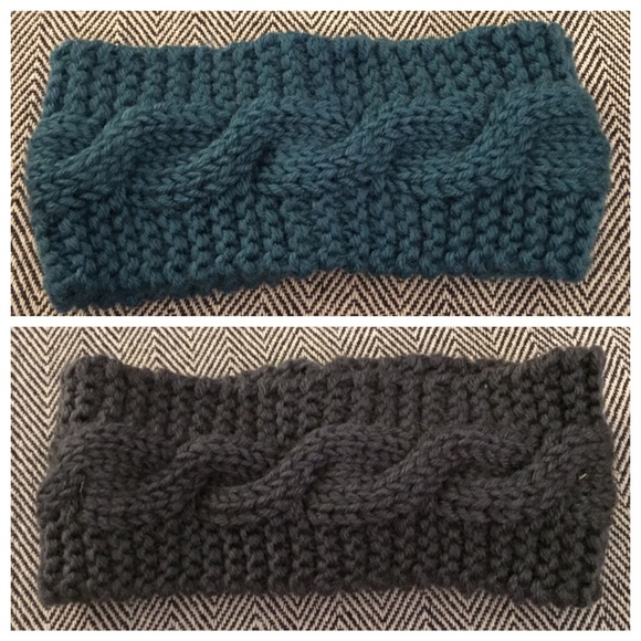 Hand Knit Cable Knit Headband