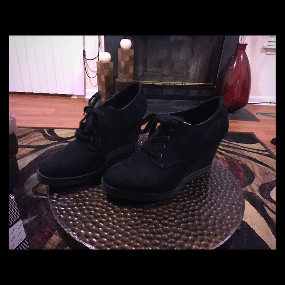 Black ankle boots