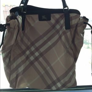 Burberry nylon pink tote