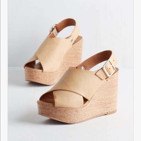 Tan wedges