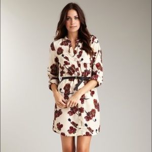 Costa Blanca Shirt Dress w/ Belt Size Small