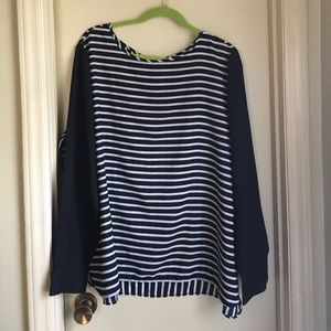 Black and white stripped shirt