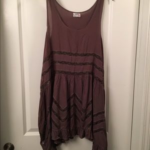 Free People Lace and Voile Dress