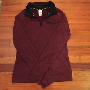 Burgundy PINK VS athletic shirt