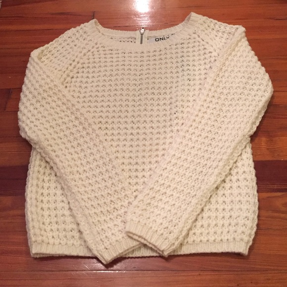 Cream sweater