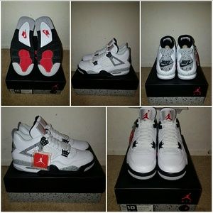 Air jordan retro 4's (cements)