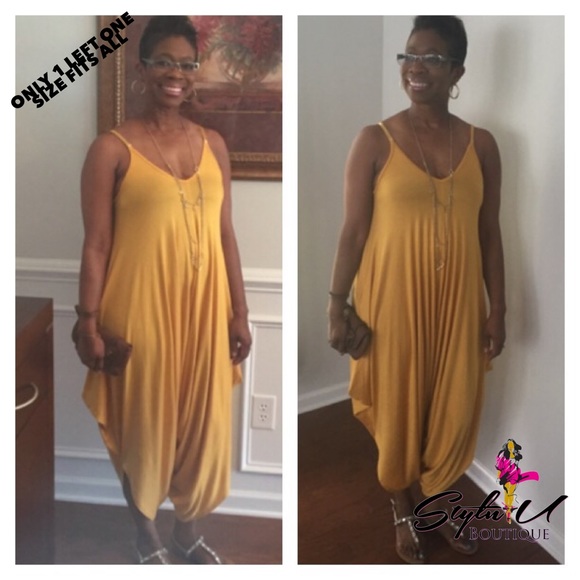 Gold jumpsuit