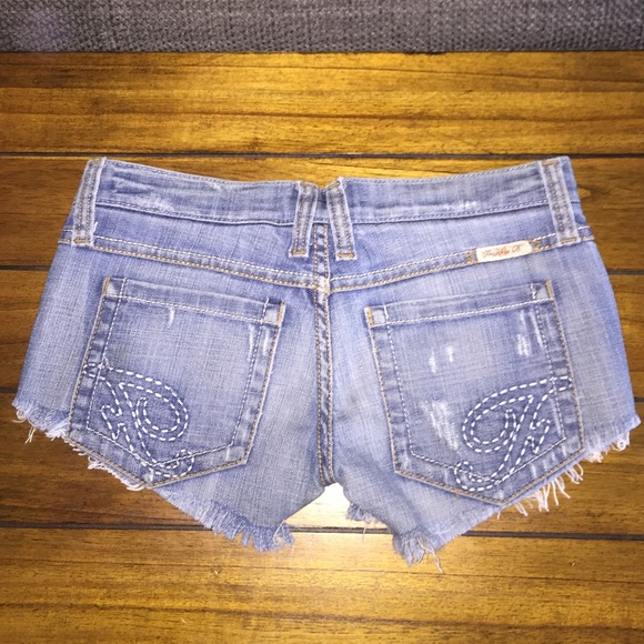 Custom Frankie B denim shorts