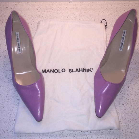 Manolo Blahnik lavender heels