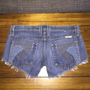 Custom denim Frankie B shorts