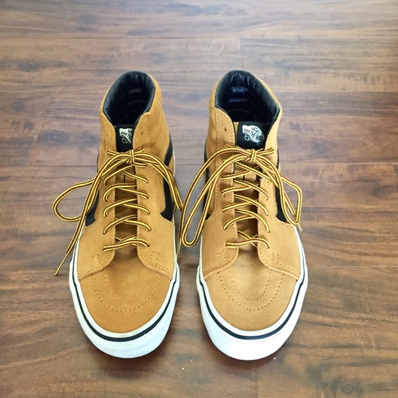 Womens Sk8-Hi suede/tan Vans