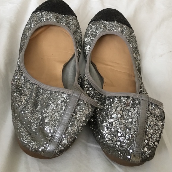 J. Crew sparkly ballet flats - Picture 3 of 5