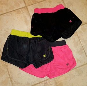 Lot of 3 workout shorts