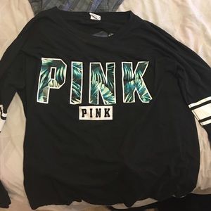 Pink long sleeved tee