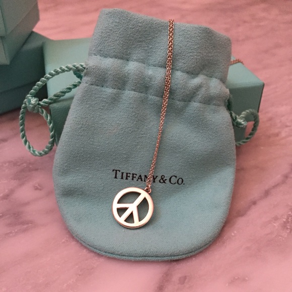 Tiffany Peace Charm and Chain