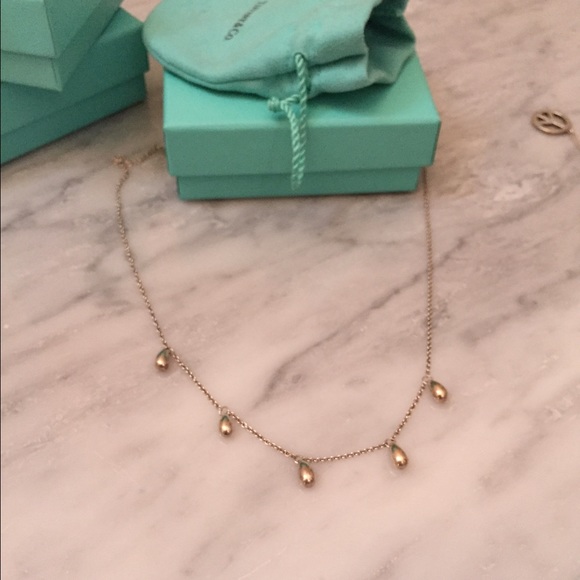 Tiffany multiple tear drop Necklace