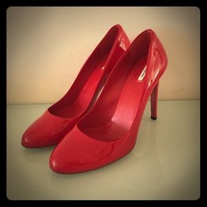 Red Patent Leather Miu Miu Pumps