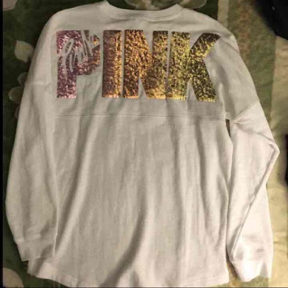 NWT Victoria secret bling crew sweater