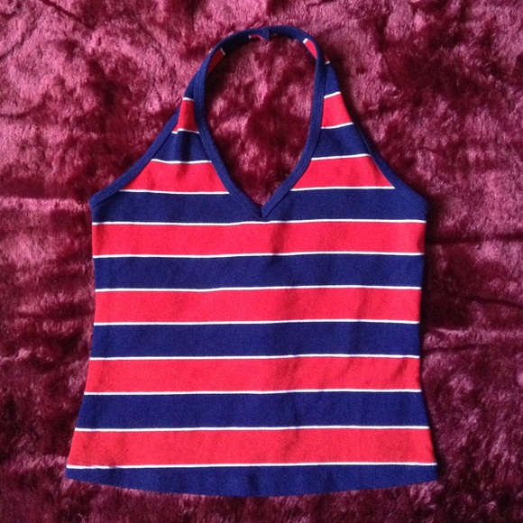 Vintage 90s halter crop top