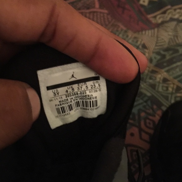 Retro Air Jordan 8 (Aqua) color way size 5y - Picture 3 of 4