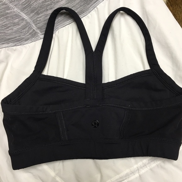 Lululemon Mint Striped Sports Bra - Picture 3 of 5