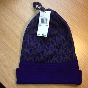 Purple Knit Beanie