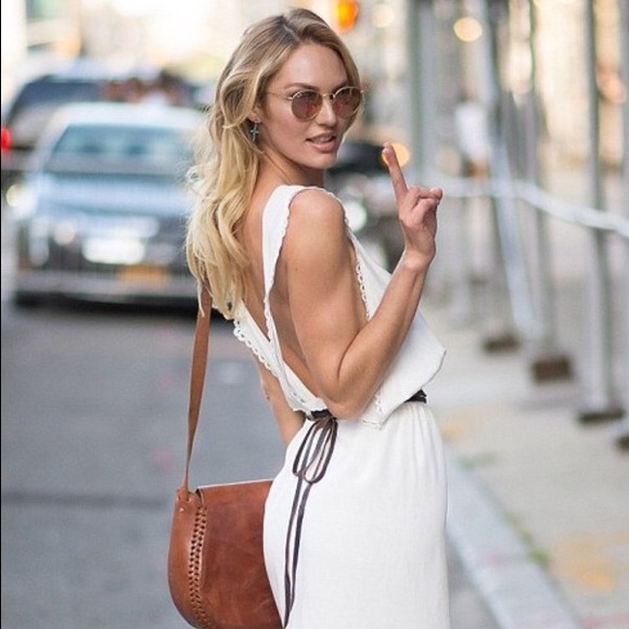 anthropologie ADA braided skinny wrap leather belt