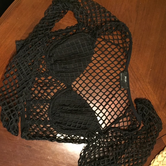 Nastygal mesh top