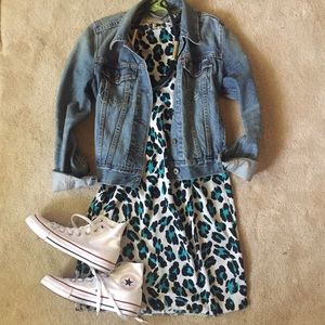 ASOS Leopard print shift dress