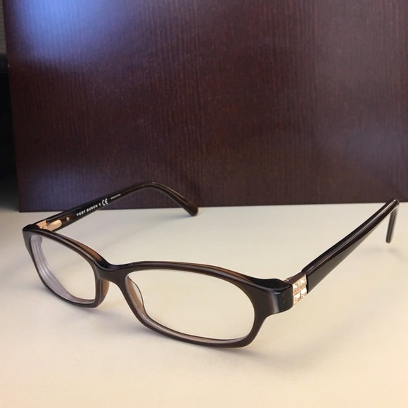 Tory Burch Tortoise Eyeglasses with Case & Pouch