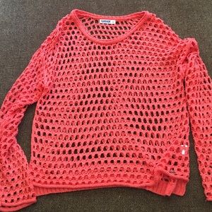 Coral sweater