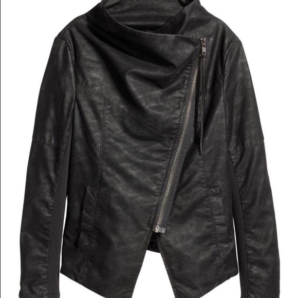divided h&m leather jacket