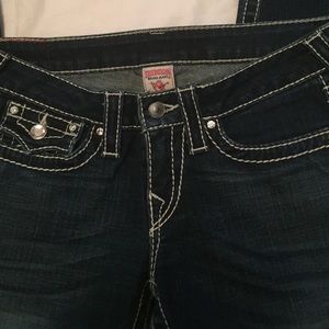 True religion blue skinny jeans
