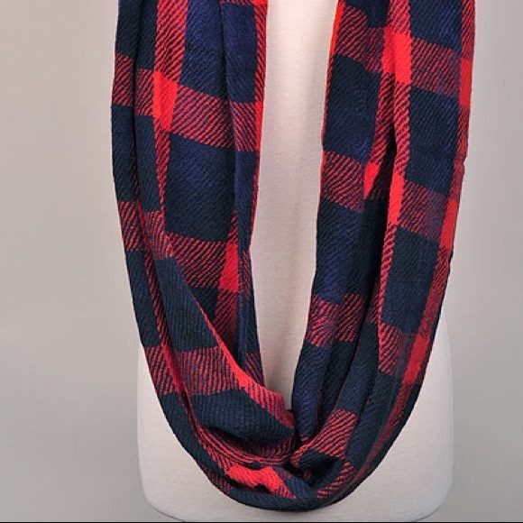LAST ONE LEFT Buffalo Check Infinity Scarf - Picture 4 of 4