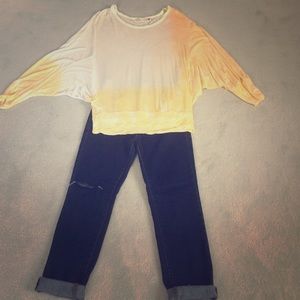 Vintage Havana tiedyed dolman sleeve top