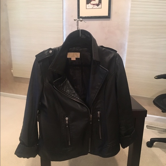 Michael Kors black motto jacket