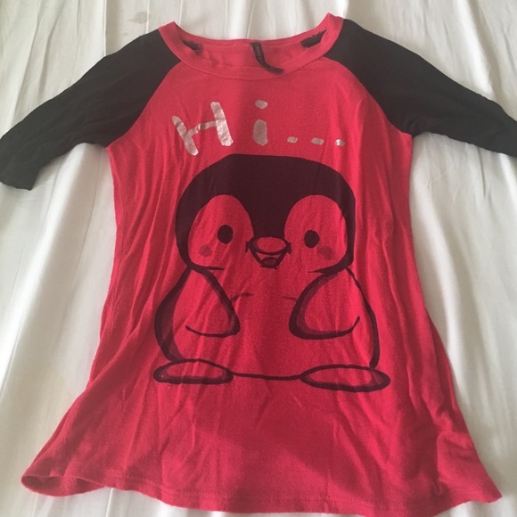 Girls penguin shirt