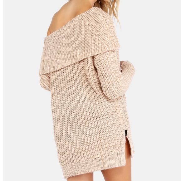 🎉LAST ONE 🎉NWT Marled Oatmeal Sweater Tunic - Picture 4 of 4