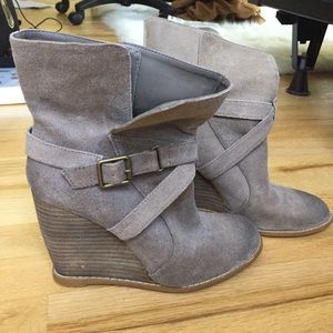 BCBG Wedge Booties