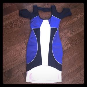 ASOS bodycon color block dress