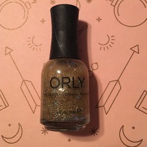 Orly Lavish Bash gold sparkle nail polish