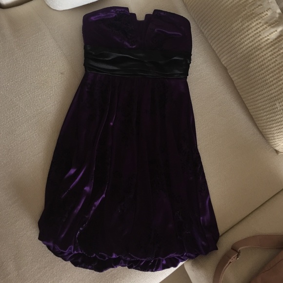 Formal purple dress