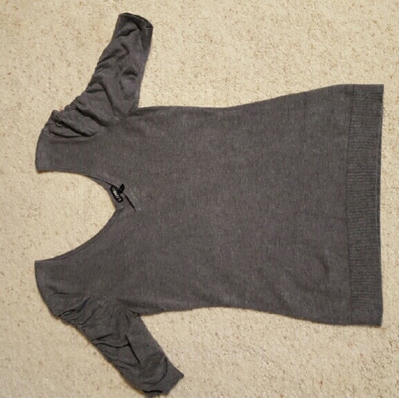 Express Ruched Sleeve Sweater