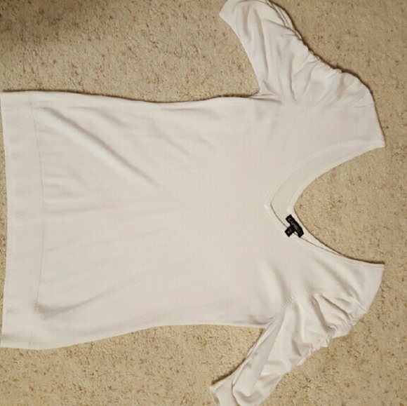 Express Ruched Sleeve Sweater