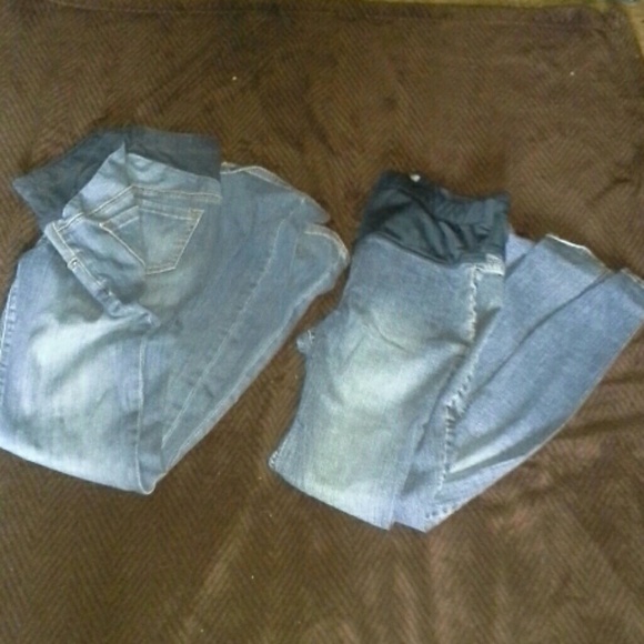 Women's maternity jeans lot