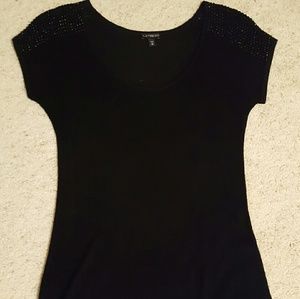 Express Studded Sleeve Sweater